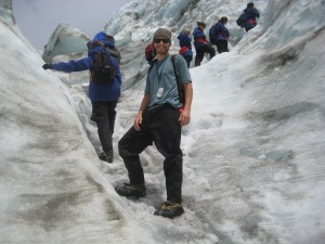 On the glacier