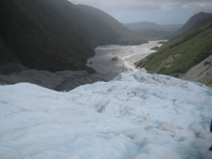 View of the glacial valley