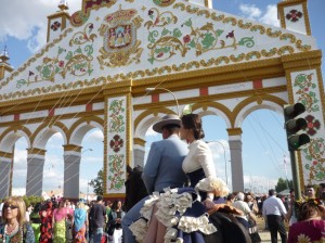 Main gate to the Feria de Abril