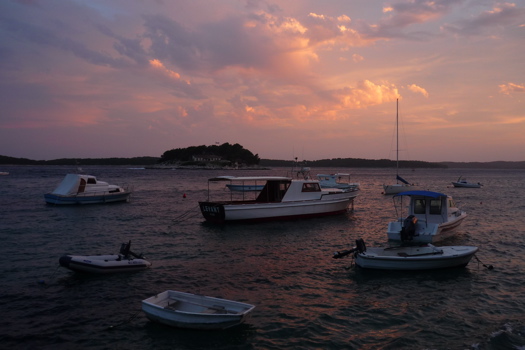 Sunset Over Hvar Island - Croatia