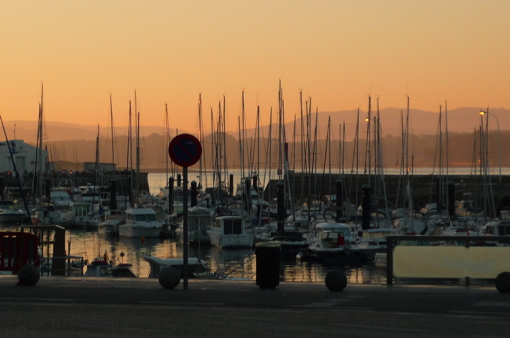 Sunset over Santander, Spain Sunset over Santander, Spain