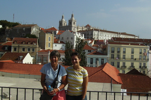 Cat and her abuelita, Helen in Lisbon Cat and her abuelita, Helen in Lisbon