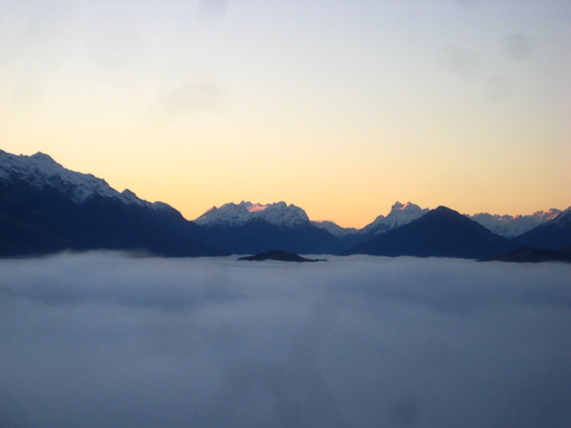 Clouds over Lake Wakatipu Clouds over Lake Wakatipu