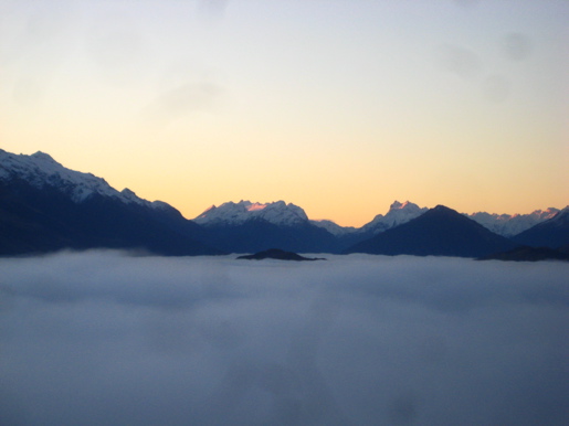 Clouds over Lake Wakatipu