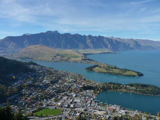 View over Queenstown