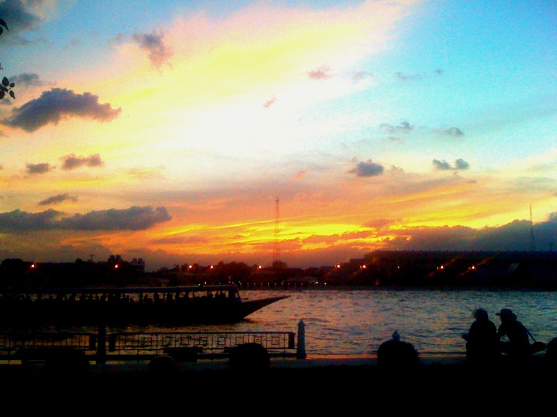 Sunset in Bangkok Sunset in Bangkok