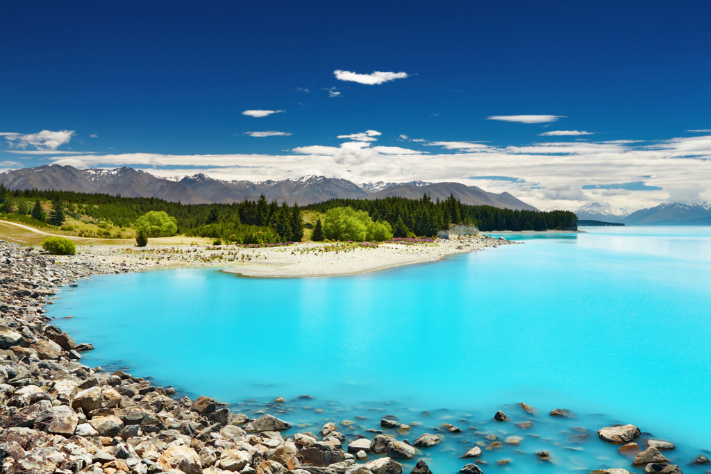 Lake Pukaki (South Island), New Zealand Lake Pukaki (South Island), New Zealand