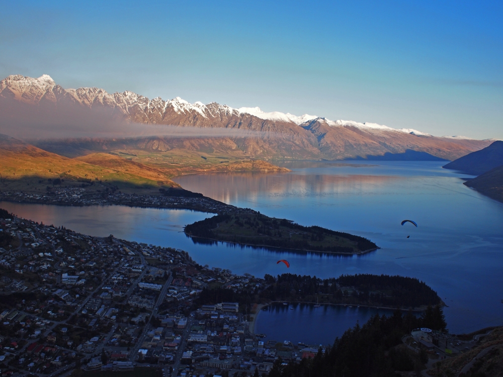 Flying Above Lake Wakatipu