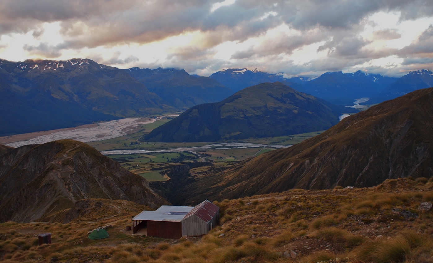 Mt McIntosh Hut from Above