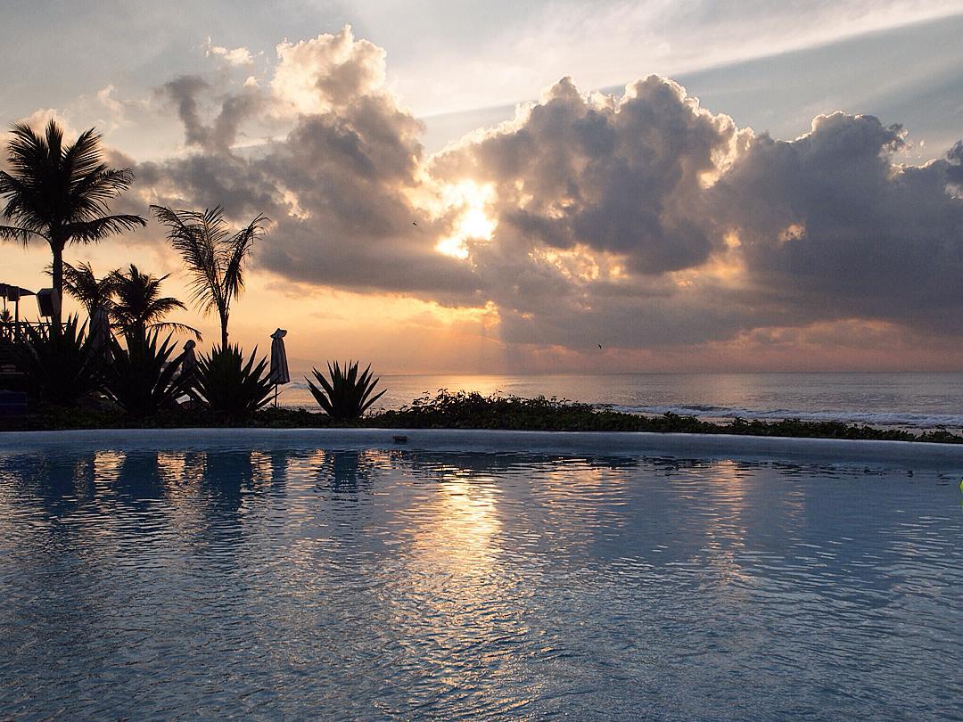 Poolside Sunrise